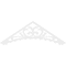Ekena Millwork Pitch Genova Architectural Grade PVC Gable Pediment, 72"W x 24"H x 1"P (8/12) GPP072X024X100GEN - alternate 5